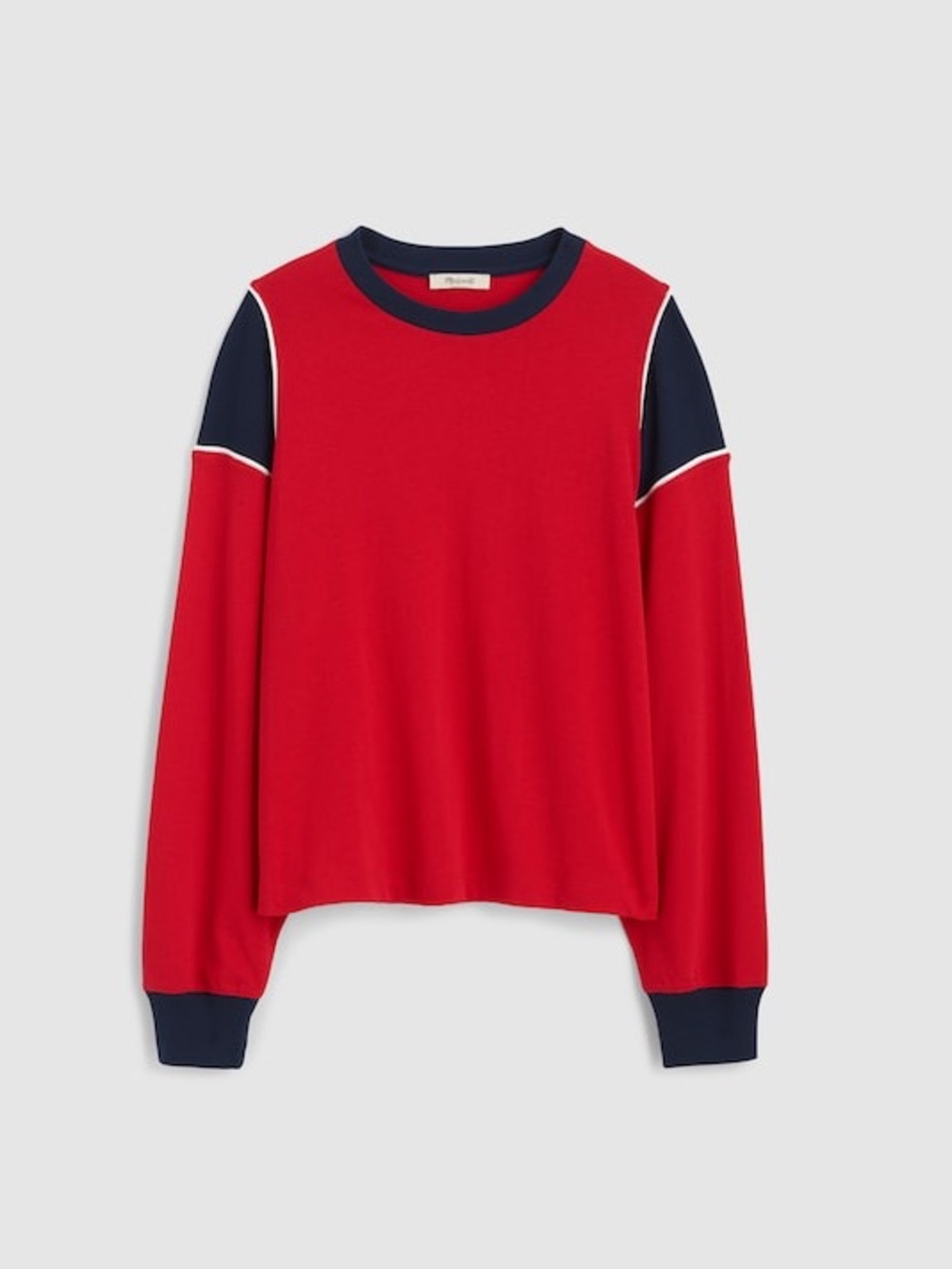 Madewell The Relaxed Crewneck Long Sleeve Tee - Picture 7 of 9